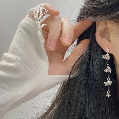 Elara Crystal Earrings in Silver - Hypoallergenic - Abbott Atelier