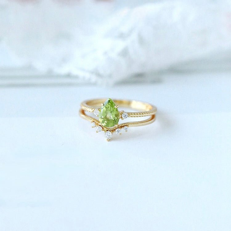 Elowen Tiara Ring Set - Gold - Plated - Abbott Atelier