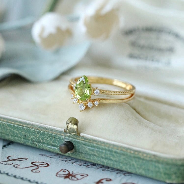 Elowen Tiara Ring Set - Gold - Plated - Abbott Atelier