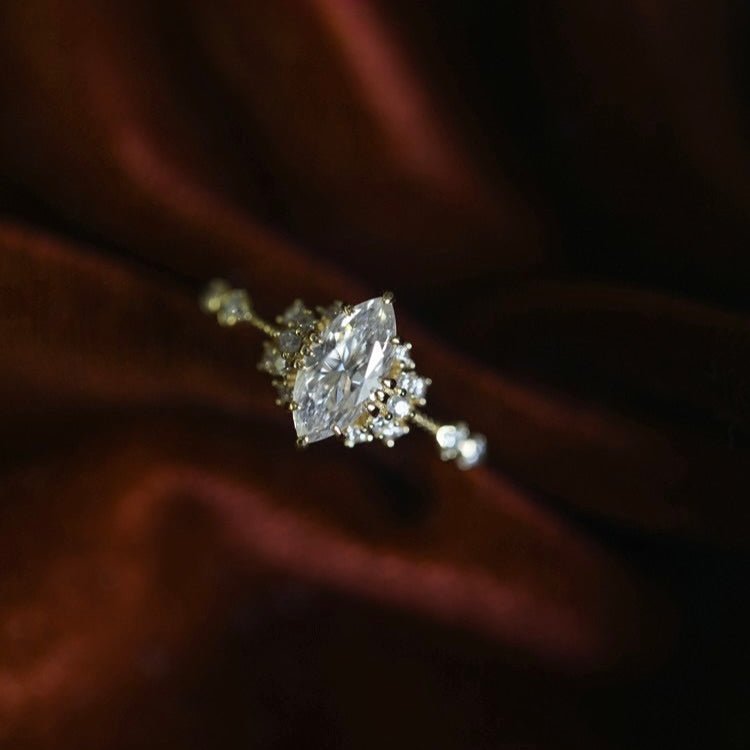Eternal Marquise Ring - Gold Plated Brass - Abbott Atelier