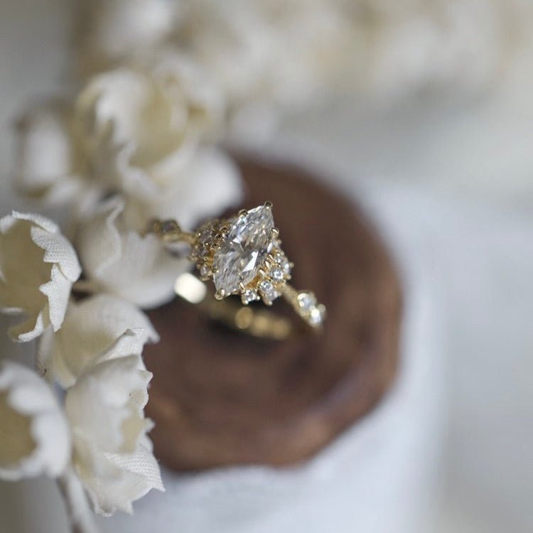Eternal Marquise Ring - Gold Plated Brass - Abbott Atelier