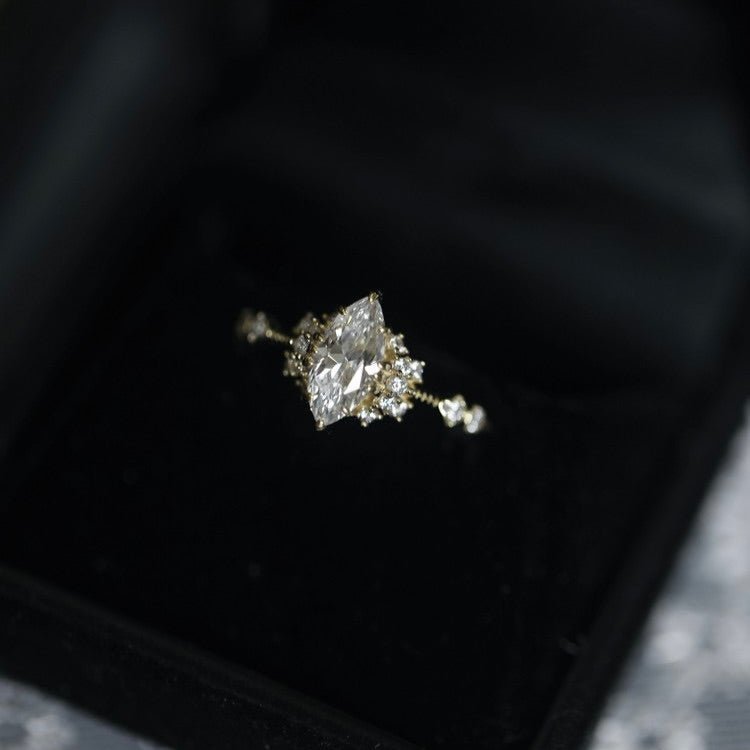 Eternal Marquise Ring - Gold Plated Brass - Abbott Atelier