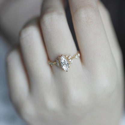Eternal Marquise Ring - Gold Plated Brass - Abbott Atelier