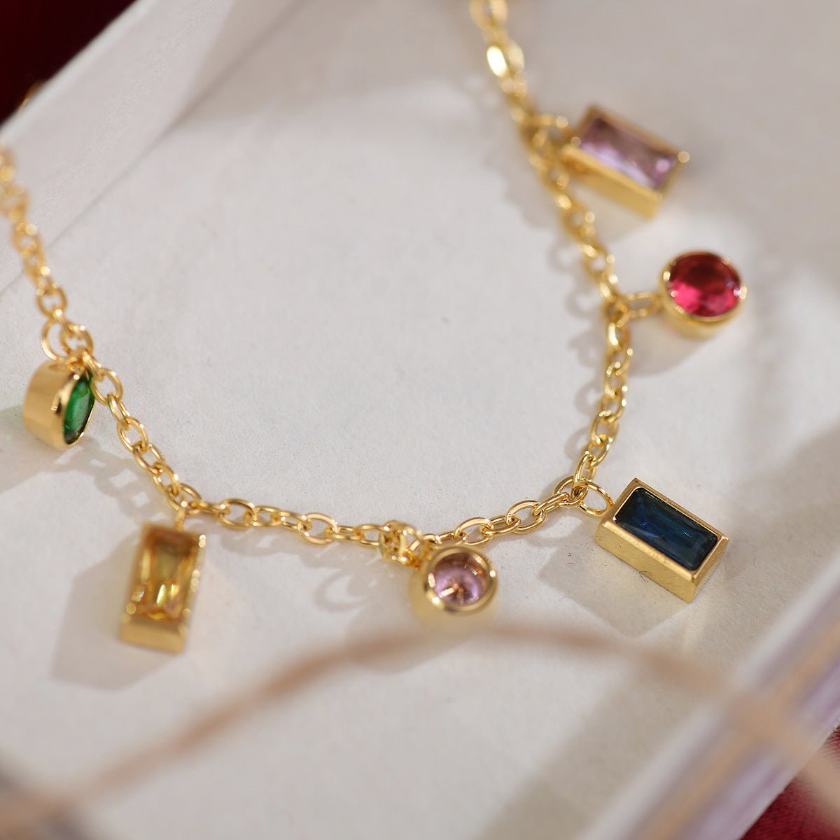 Festive Gem Collection (Necklace/Bracelet) - Gold - Plated - Abbott Atelier