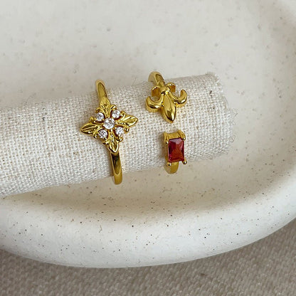 Fleur Royale Ring - Gold - Plated - Abbott Atelier