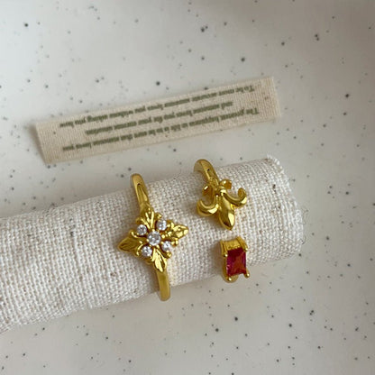 Fleur Royale Ring - Gold - Plated - Abbott Atelier