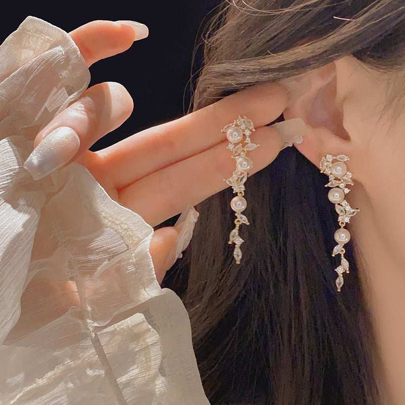 Floraison Pearl Earrings - Hypoallergenic - Abbott Atelier