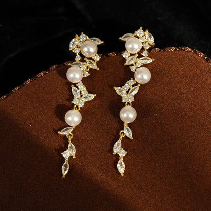 Floraison Pearl Earrings - Hypoallergenic - Abbott Atelier
