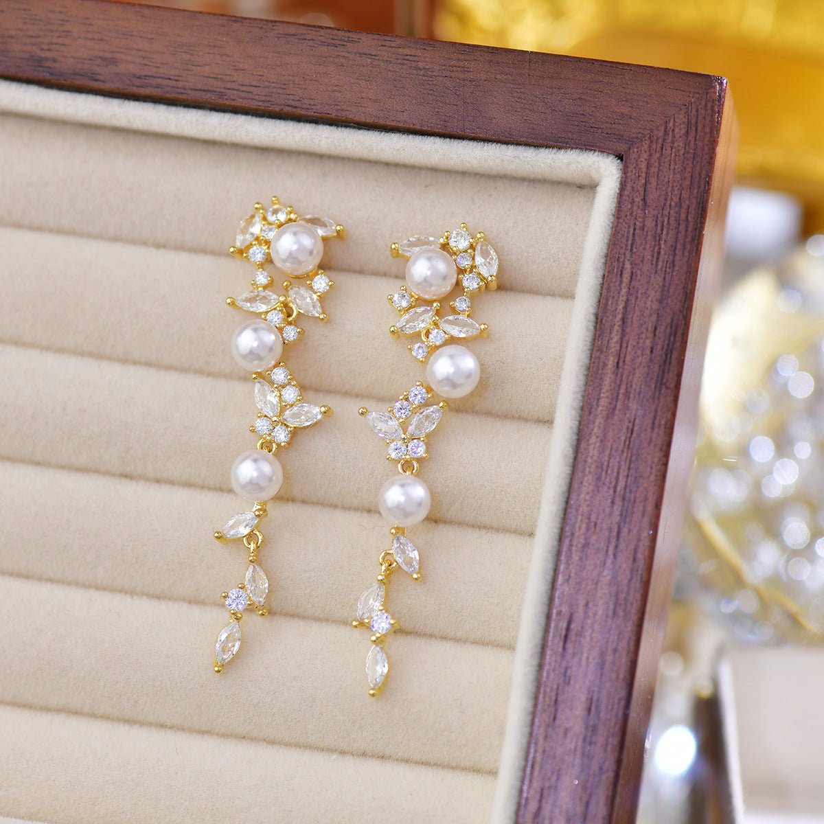 Floraison Pearl Earrings - Hypoallergenic - Abbott Atelier