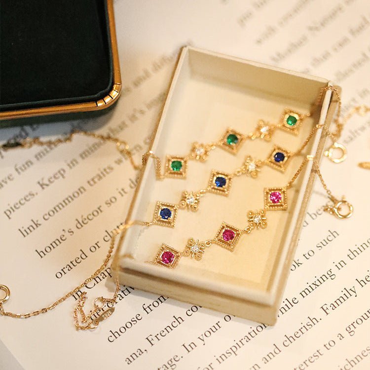 Florentine Bracelet in Pink - Gold - Plated - Abbott Atelier