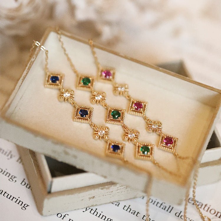 Florentine Bracelet in Pink - Gold - Plated - Abbott Atelier