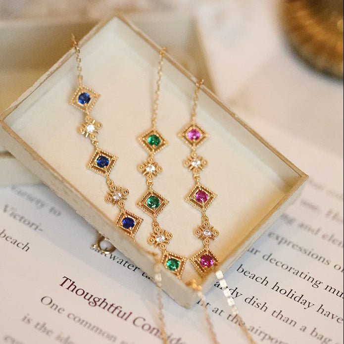 Florentine Bracelet in Pink - Gold - Plated - Abbott Atelier