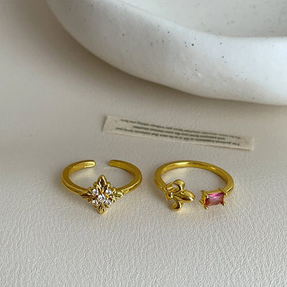 Florentine Fleur Ring - Gold - Plated - Abbott Atelier