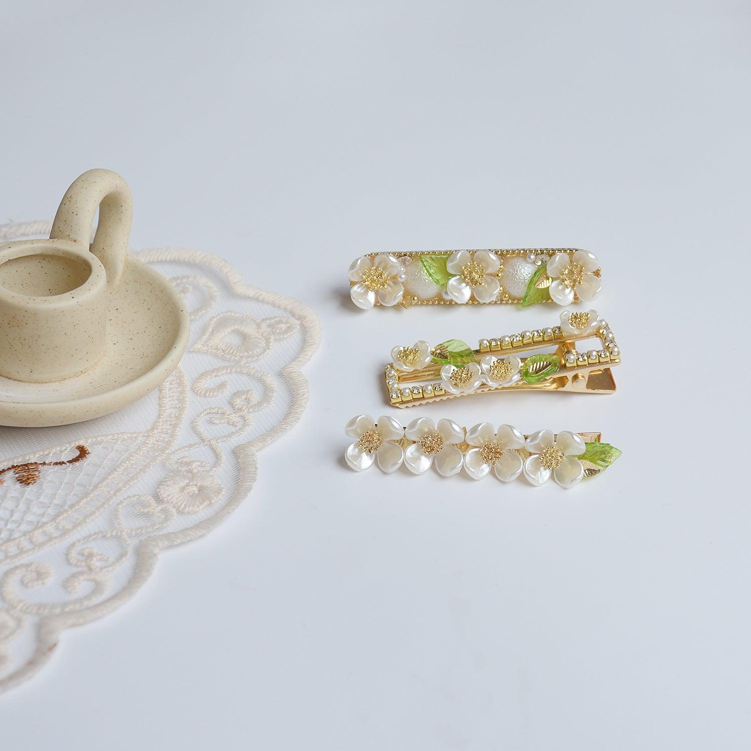 Flower Barrette (3 Styles) - For Hair - Abbott Atelier