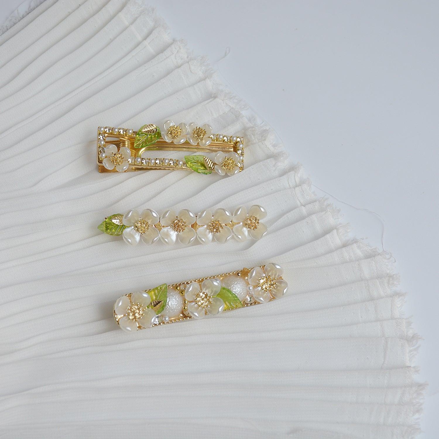Flower Barrette (3 Styles) - For Hair - Abbott Atelier