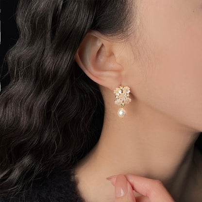 Gardenia Blossom Earrings - Hypoallergenic - Abbott Atelier