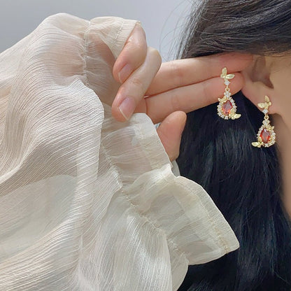 Gilded Butterfly Earrings - Gold Plated - Abbott Atelier