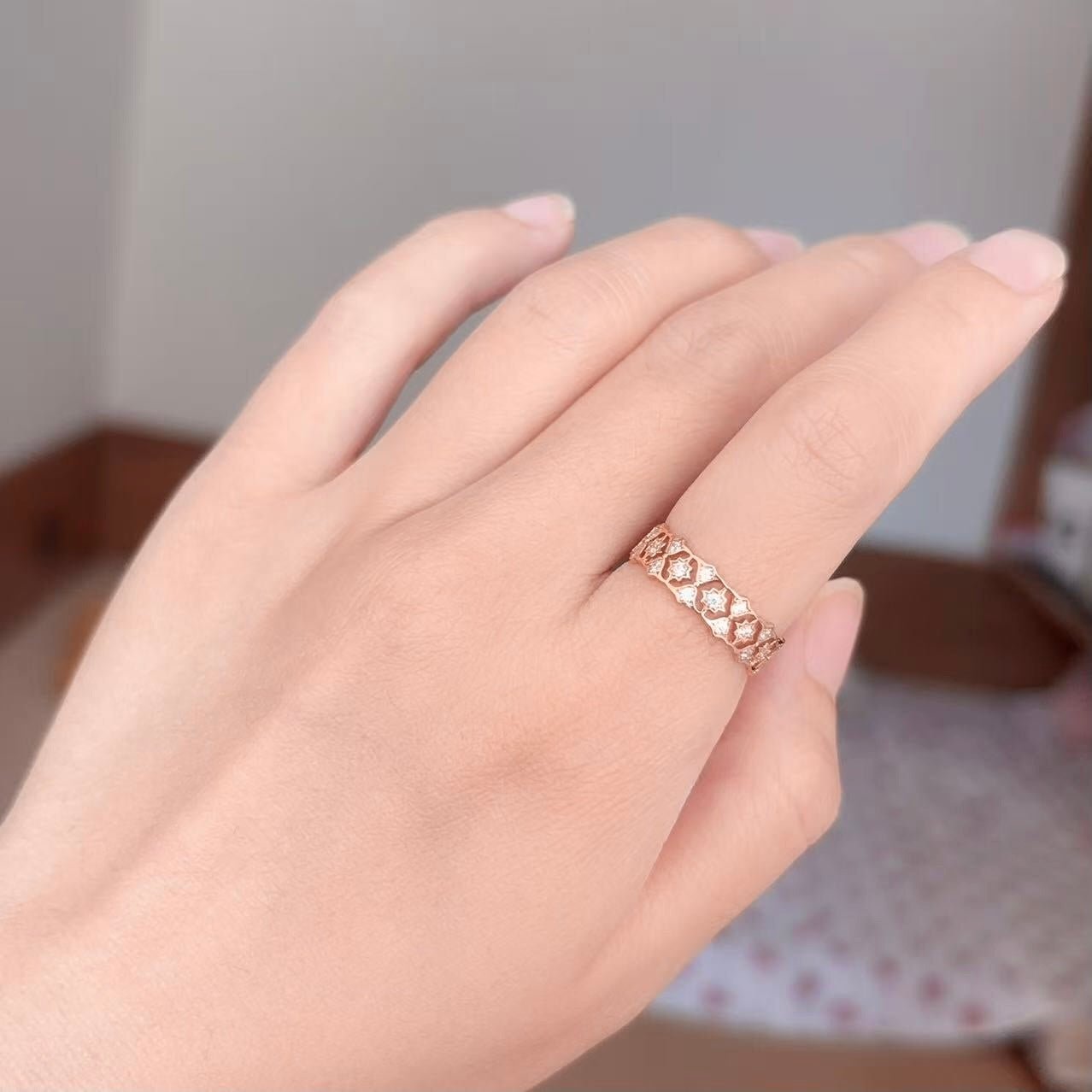 Gilded Filigree Ring - Gold - Plated - Abbott Atelier