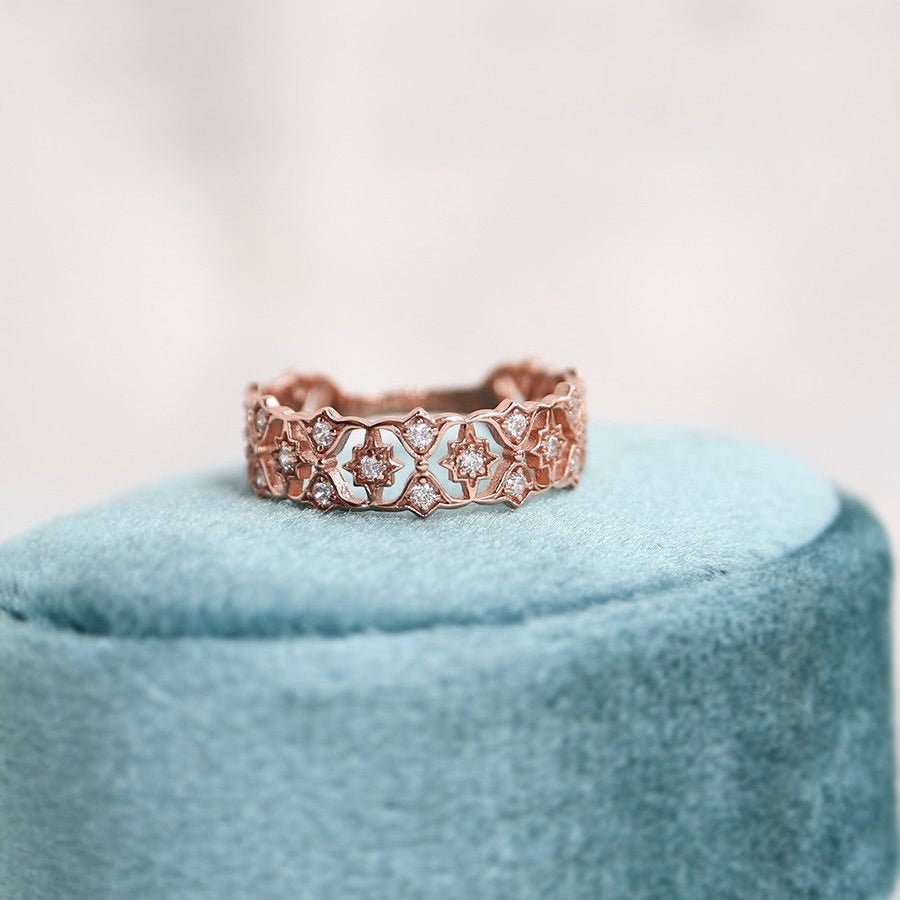 Gilded Filigree Ring - Gold - Plated - Abbott Atelier