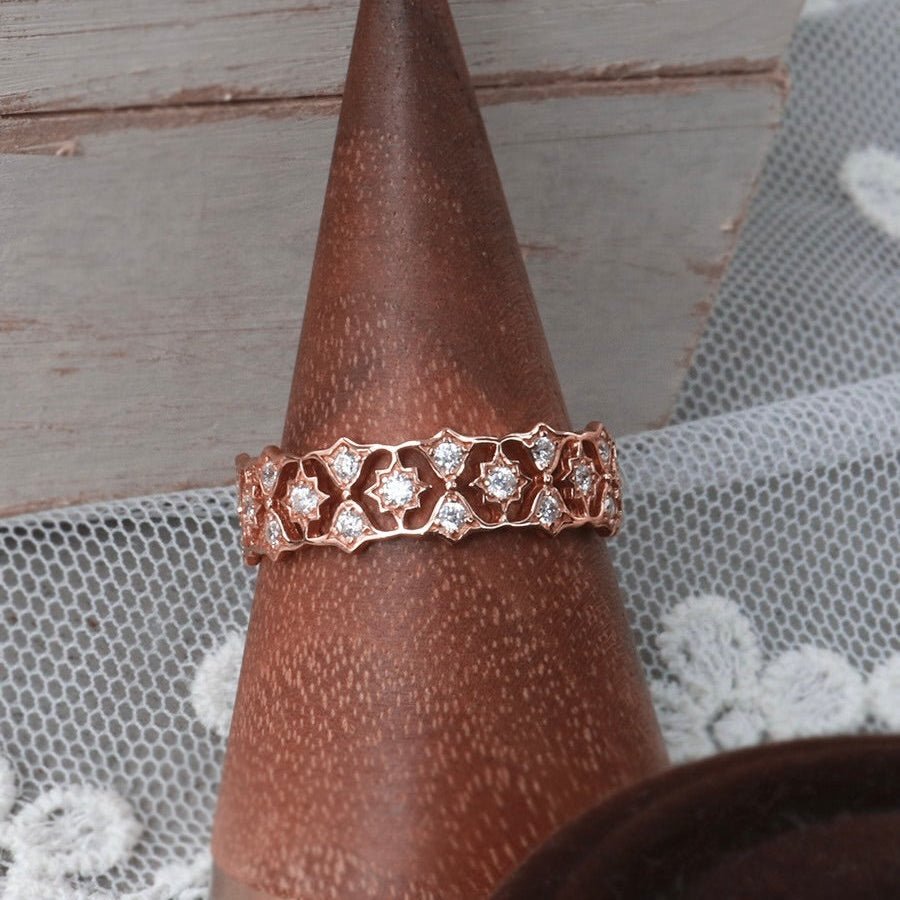 Gilded Filigree Ring - Gold - Plated - Abbott Atelier
