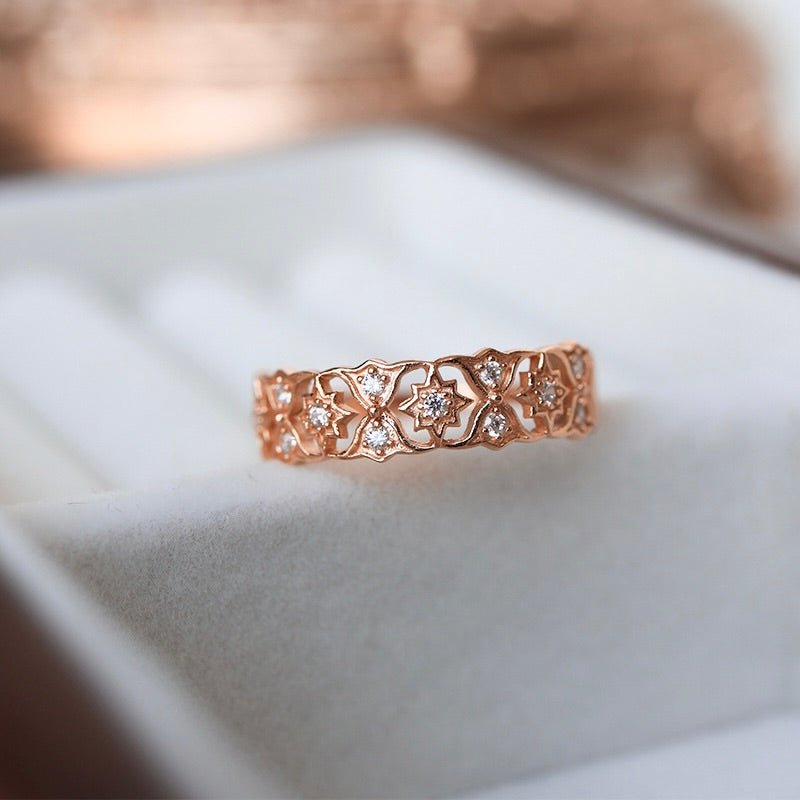 Gilded Filigree Ring - Gold - Plated - Abbott Atelier