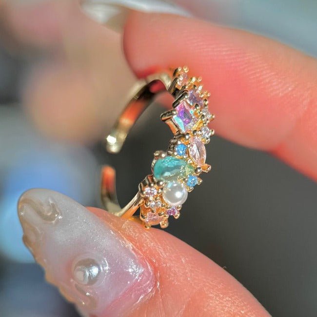 Gold Princess Ring - Arabella - Gold - Plated - Abbott Atelier