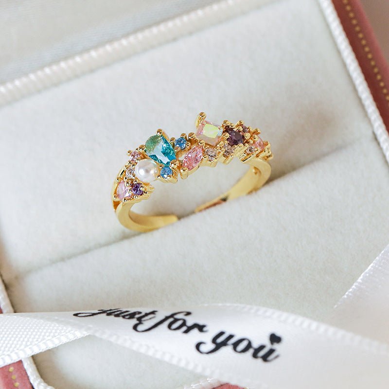 Gold Princess Ring - Arabella - Gold - Plated - Abbott Atelier