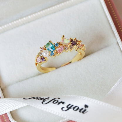 Gold Princess Ring - Arabella - Gold - Plated - Abbott Atelier