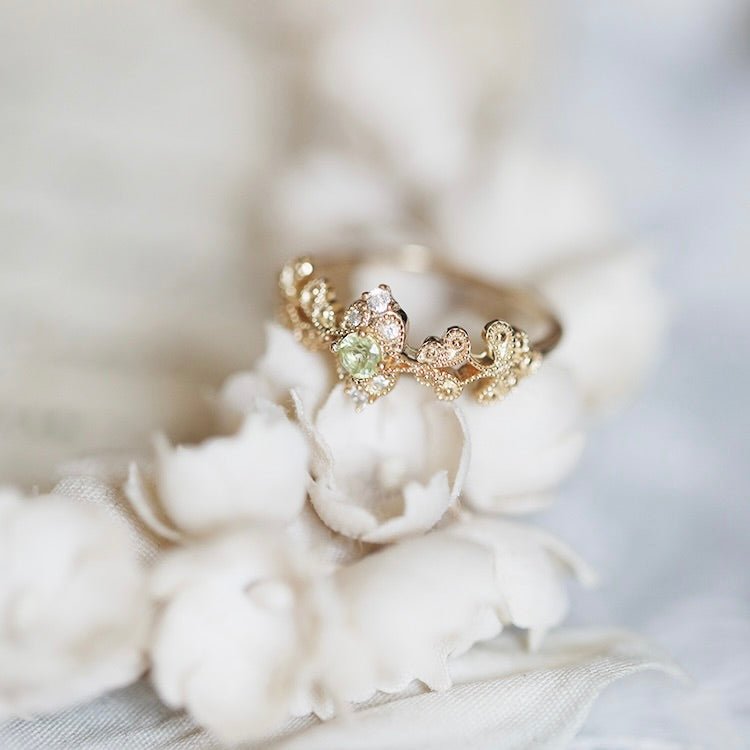 Golden Laurel Ring - Gold - Plated - Abbott Atelier