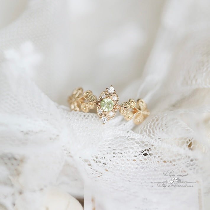 Golden Laurel Ring - Gold - Plated - Abbott Atelier