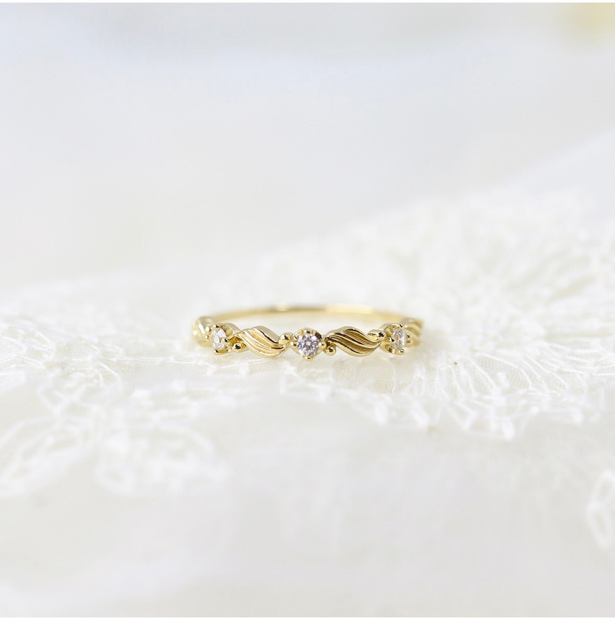 Golden Promise Ring - Gold - Plated - Abbott Atelier