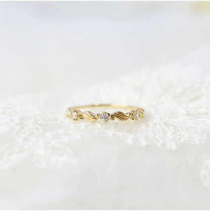 Golden Promise Ring - Gold - Plated - Abbott Atelier