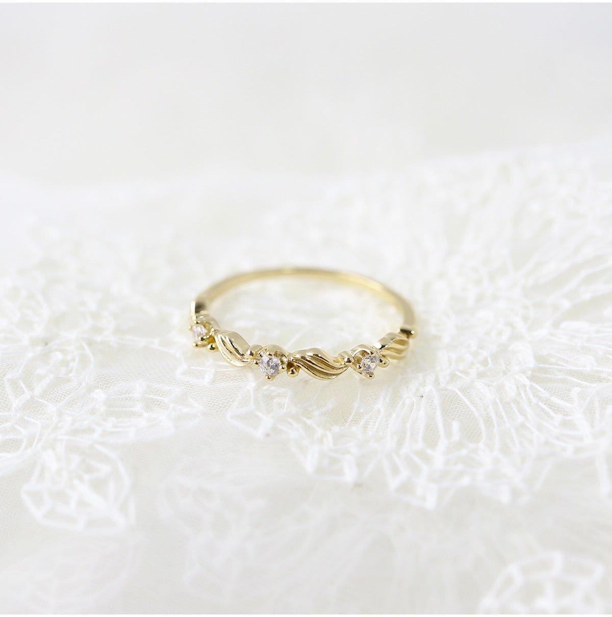 Golden Promise Ring - Gold - Plated - Abbott Atelier