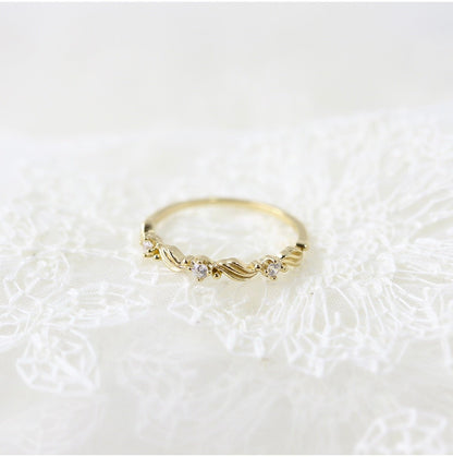Golden Promise Ring - Gold - Plated - Abbott Atelier