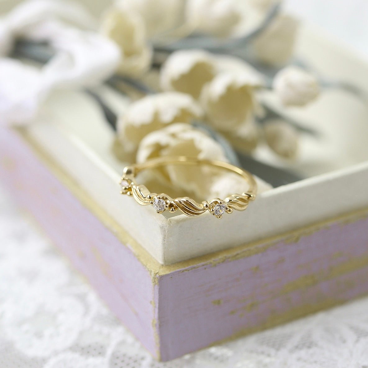 Golden Promise Ring - Gold - Plated - Abbott Atelier