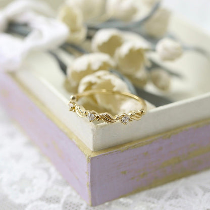 Golden Promise Ring - Gold - Plated - Abbott Atelier