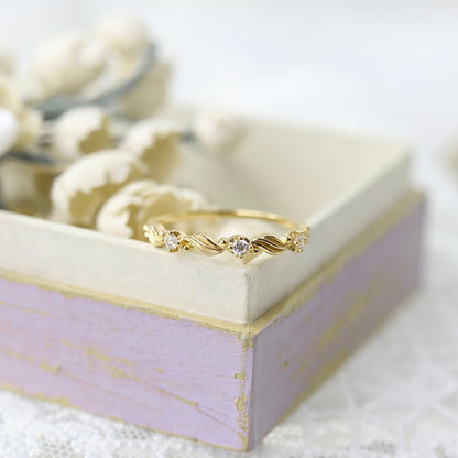 Golden Promise Ring - Gold - Plated - Abbott Atelier