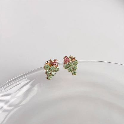 Green Grape Earrings - Hypoallergenic - Abbott Atelier