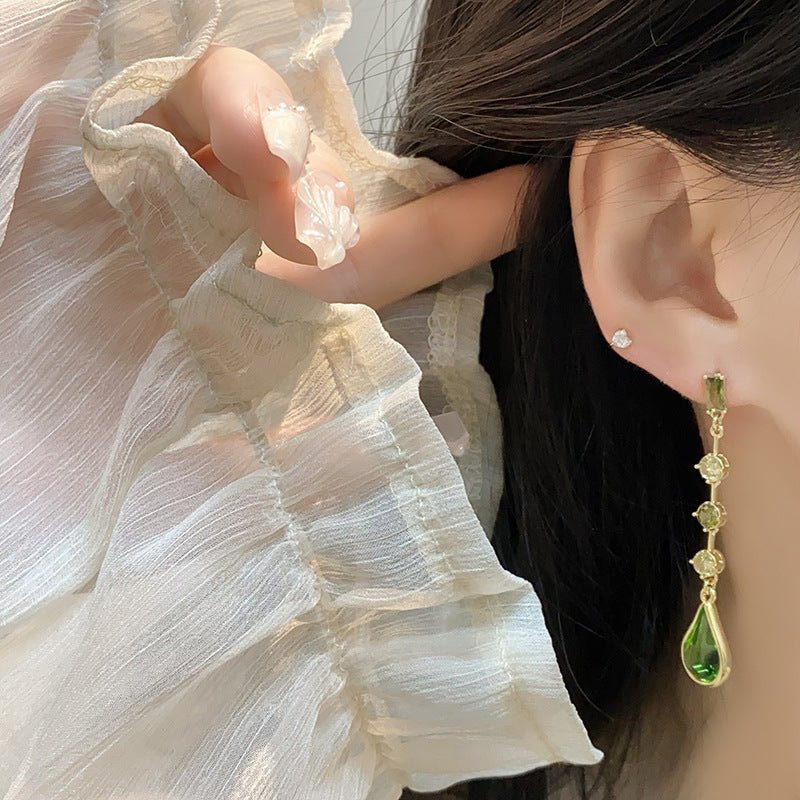 Greenlight Drop Earrings - Hypoallergenic - Abbott Atelier