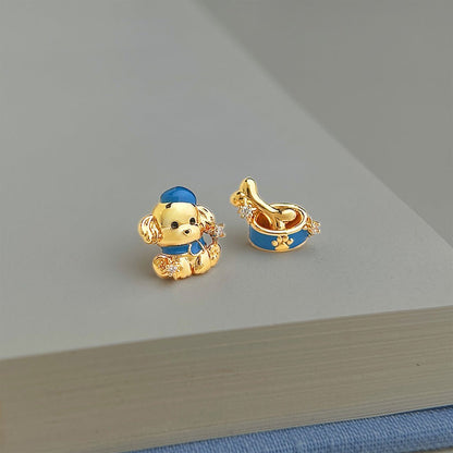 Happy Pup Earrings - Hypoallergenic - Abbott Atelier