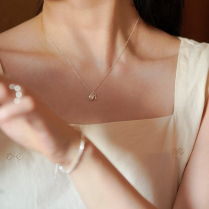 Heart Lock Necklace in Silver - Waterproof - Abbott Atelier