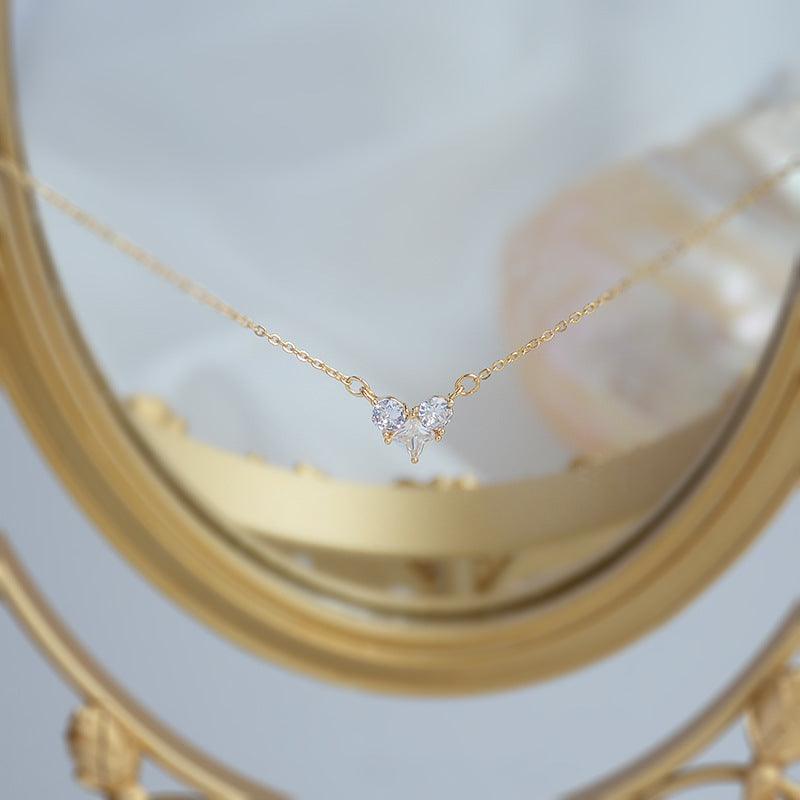 Heart Necklace - Emily - Gold - Plated - Abbott Atelier