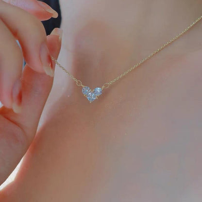 Heart Necklace - Emily - Gold - Plated - Abbott Atelier