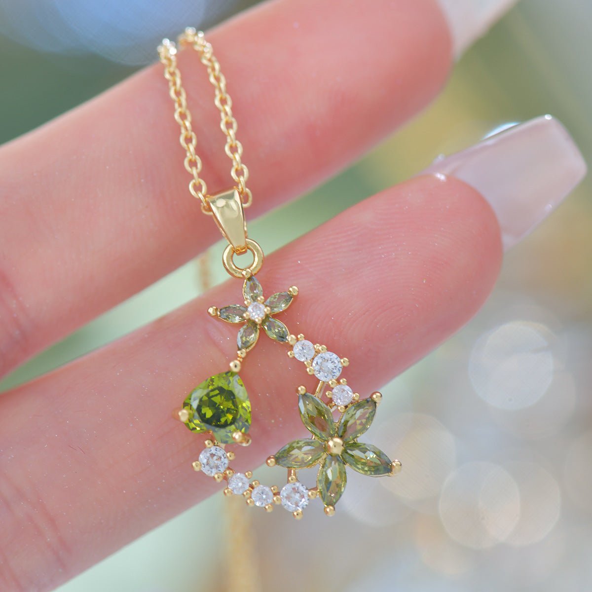 Heart of Spring Necklace - Gold Plated - Abbott Atelier