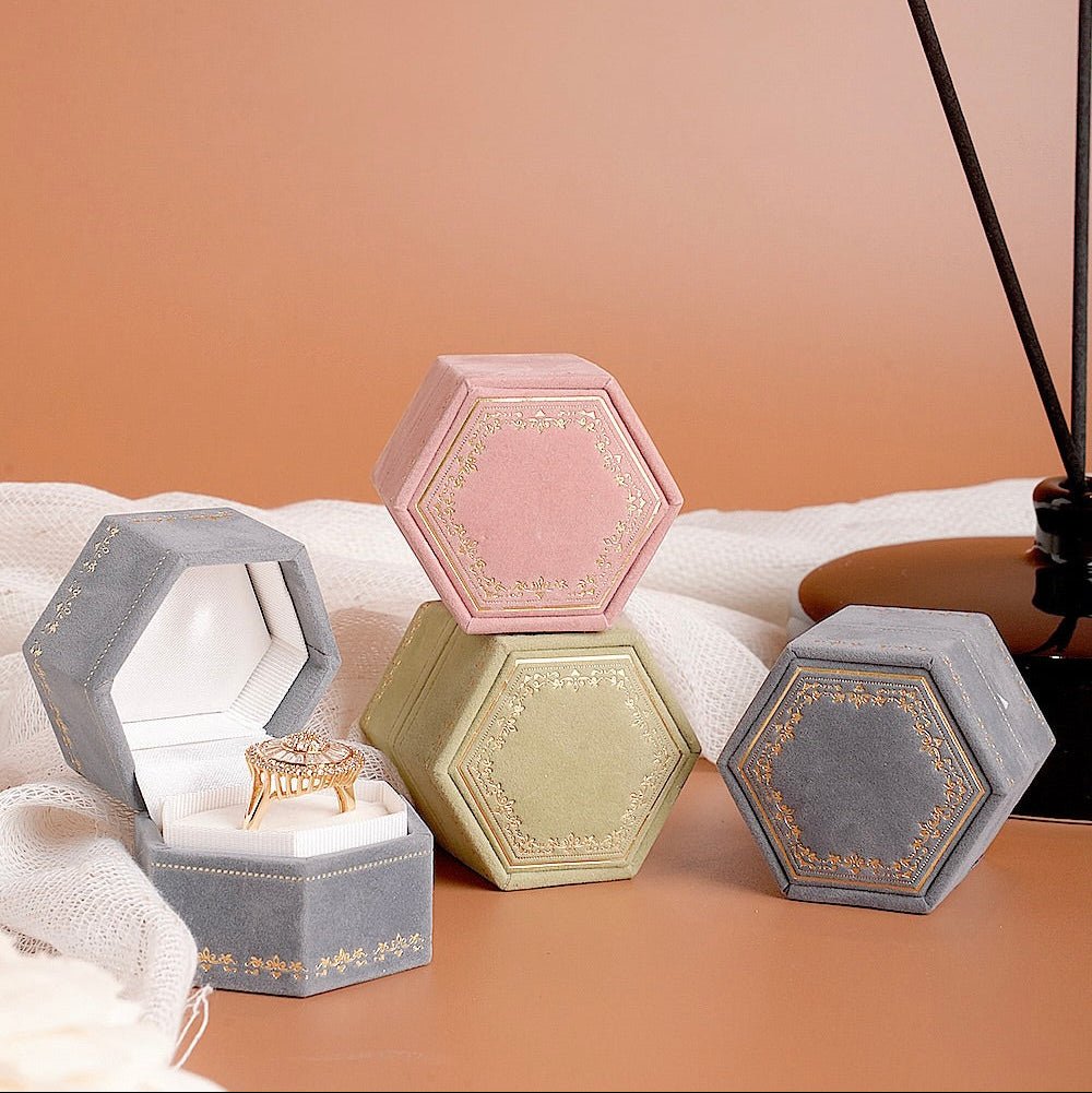 Heirloom Ring Box in Powder Blue - Abbott Atelier - Abbott Atelier