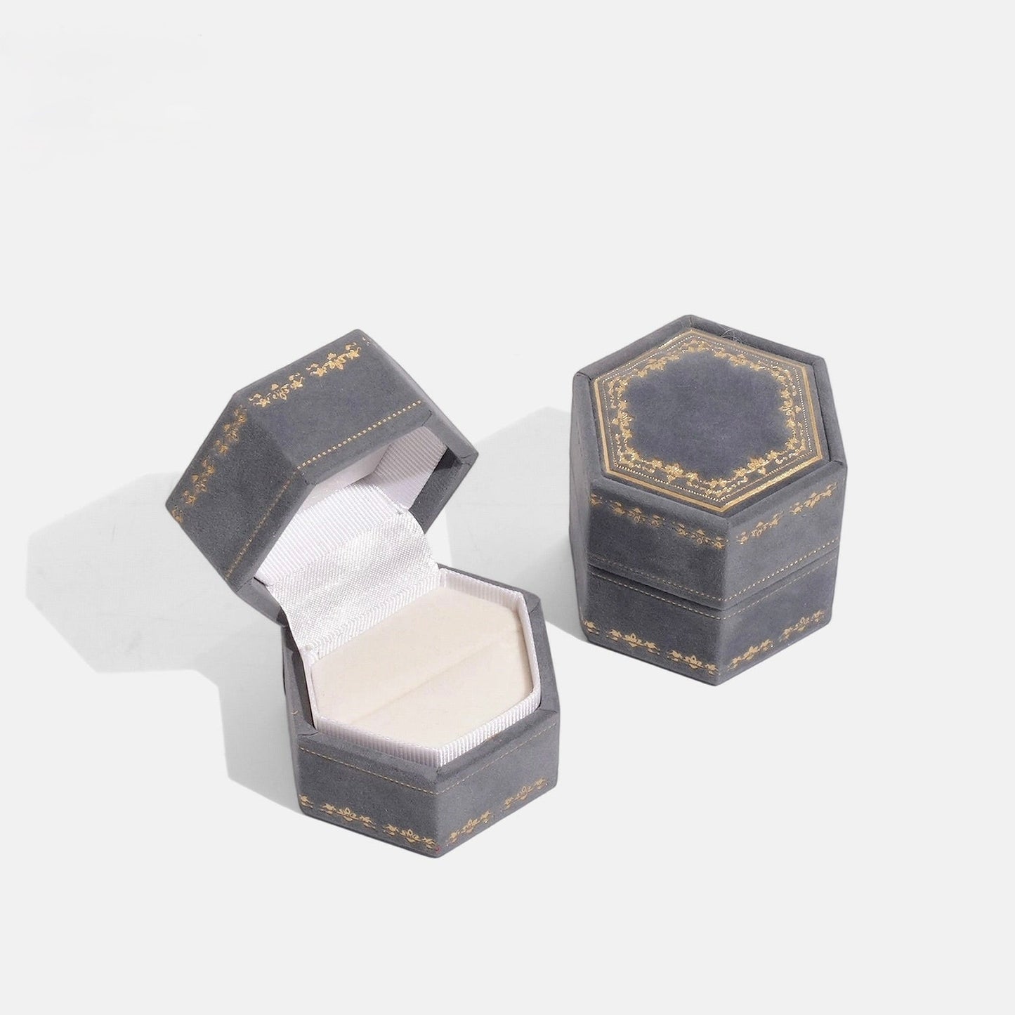 Heirloom Ring Box in Powder Blue - Abbott Atelier - Abbott Atelier