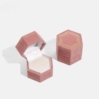 Heirloom Ring Box in Rose Pink - Abbott Atelier - Abbott Atelier