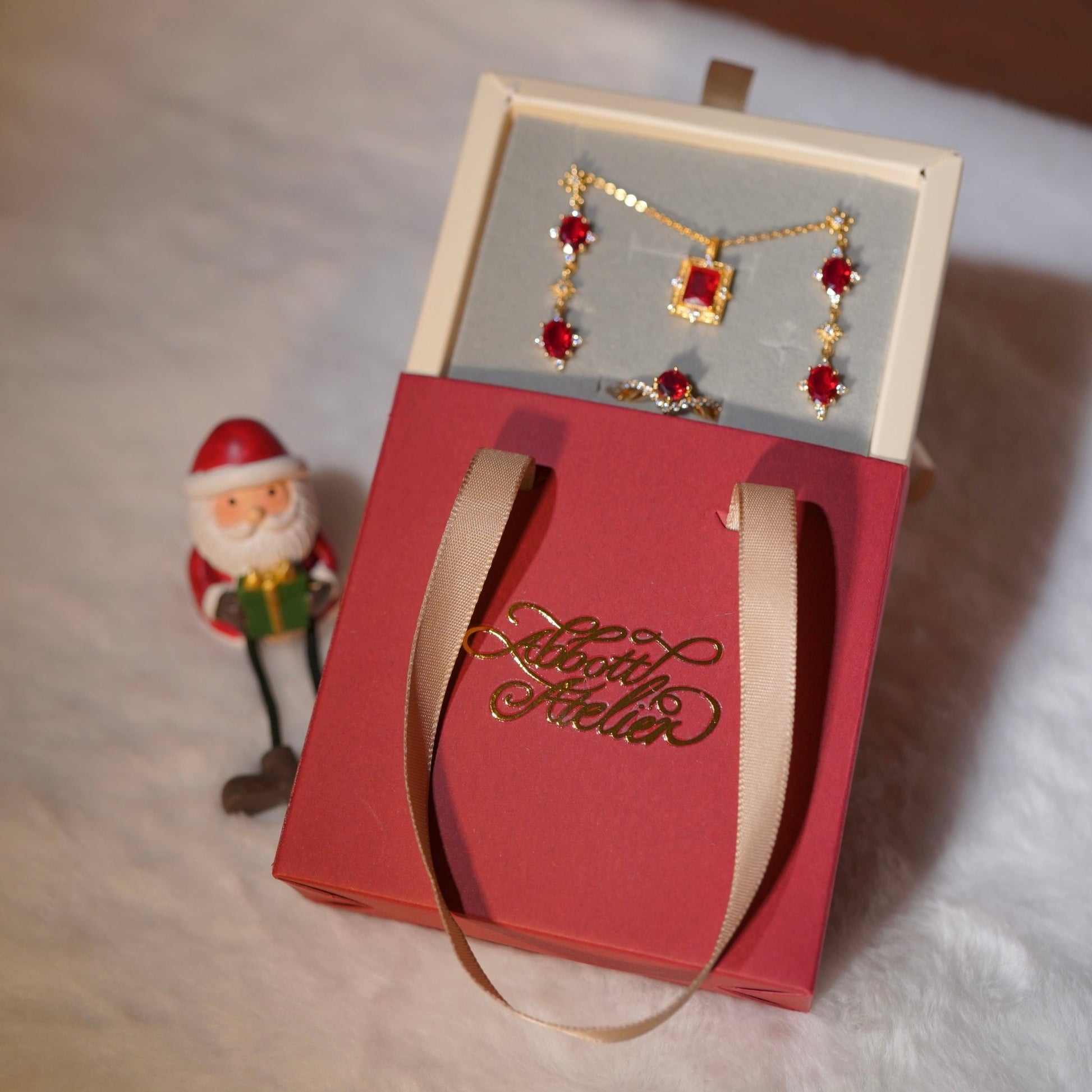 Holiday Gift Box with Handle - Abbott Atelier - Abbott Atelier