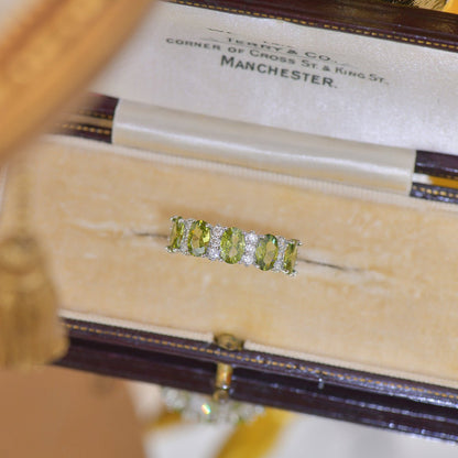 Imperial Peridot Band - Gold - Plated - Abbott Atelier