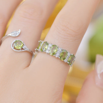 Imperial Peridot Band - Gold - Plated - Abbott Atelier